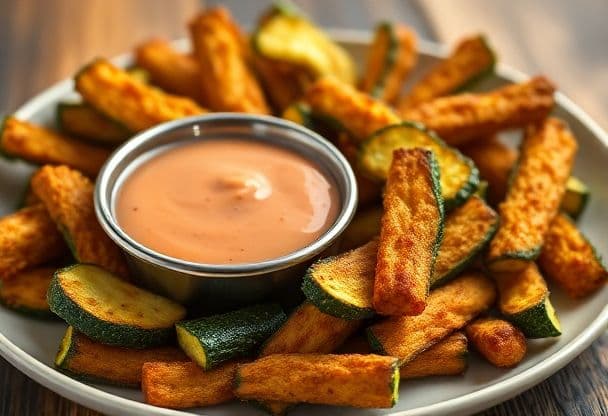 Courgette Frietjes uit de Airfryer