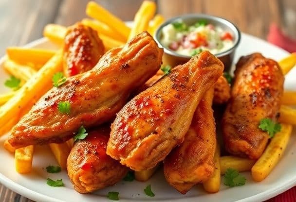 Kipvleugeltjes met Cajun Kruiden