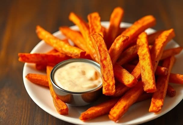 Airfryer Zoete Aardappel Friet
