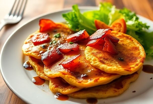 Asiatische Spek Pannenkoek