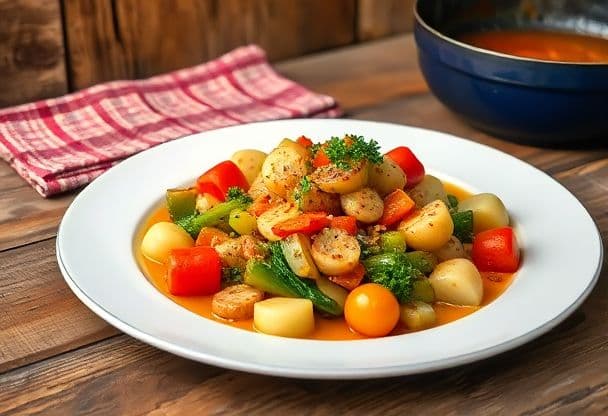 Heerlijke Authentieke Kapucijnerschotel met Knapperige Seizoensgroenten in 30 Minuten