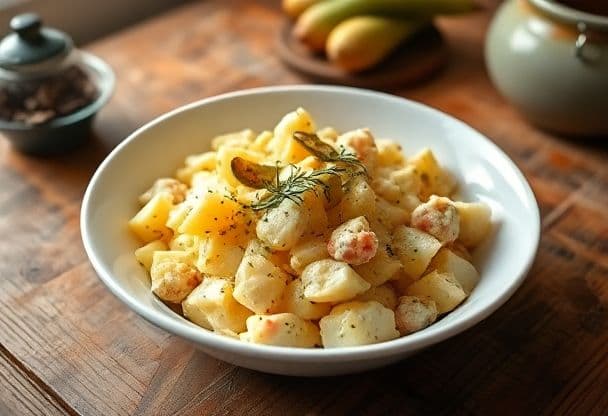 Authentieke Nederlandse Aardappel Salade met Augurk in 30 Minuten