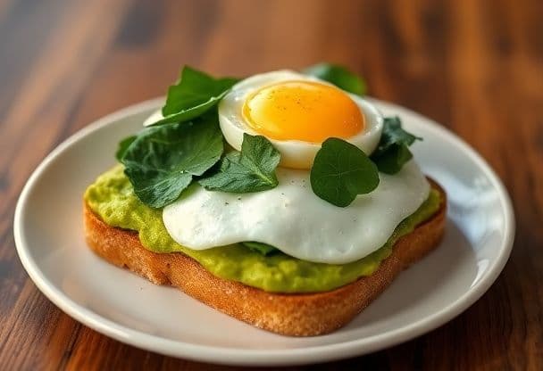 Avocado Toast met Ei en Spinazie