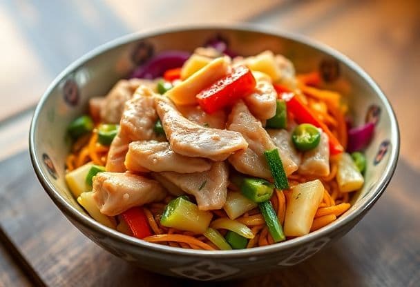 Bami met Kip en Groenten