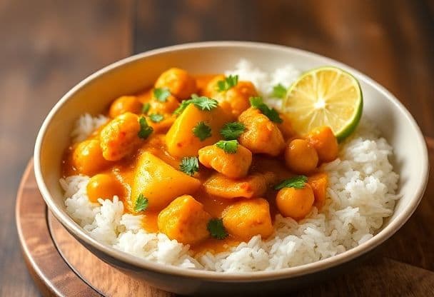 Bloemkoolcurry met Kikkererwten