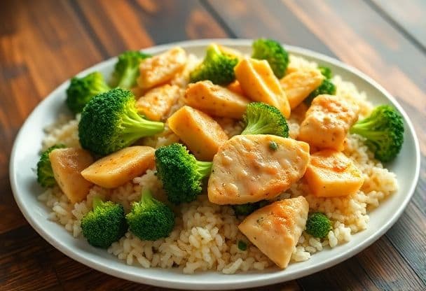 Broccoli Rijstschotel met Kip