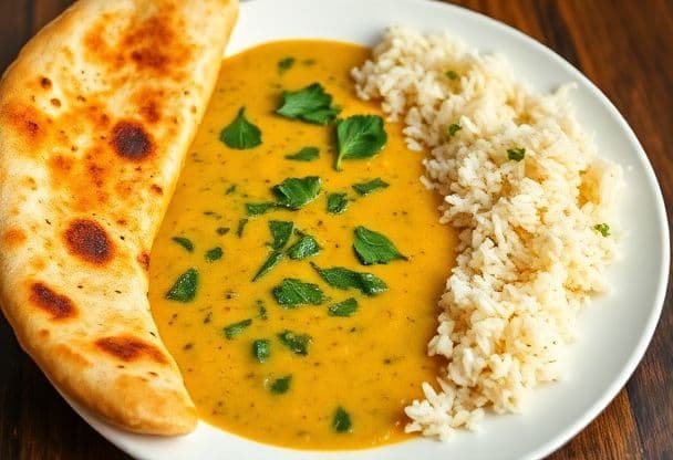 Kokos Daal met Spinazie