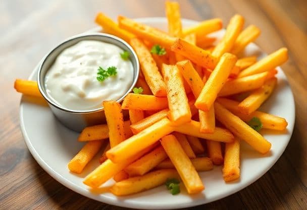 Friet en Kroket met Tzatziki