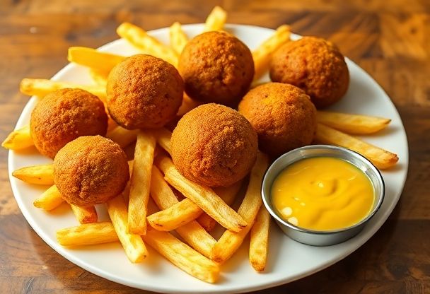 Friet met Bitterballen