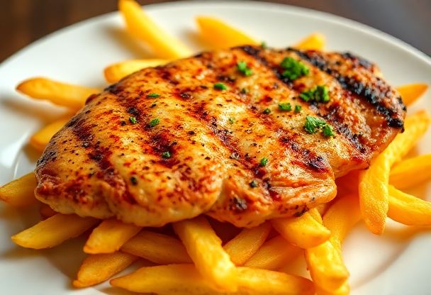 Friet met Kipfilet