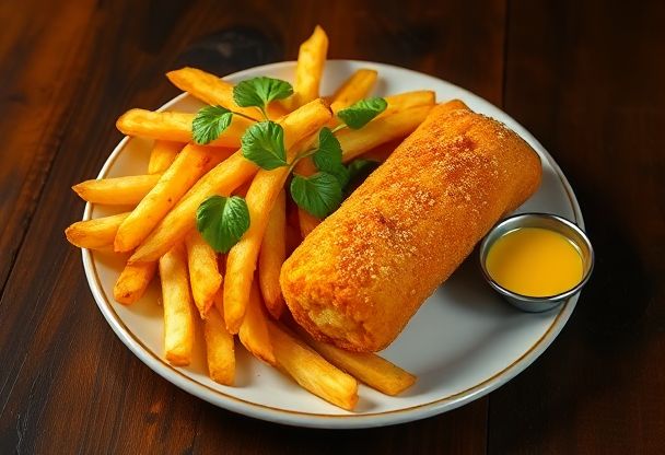 Friet met Kroket
