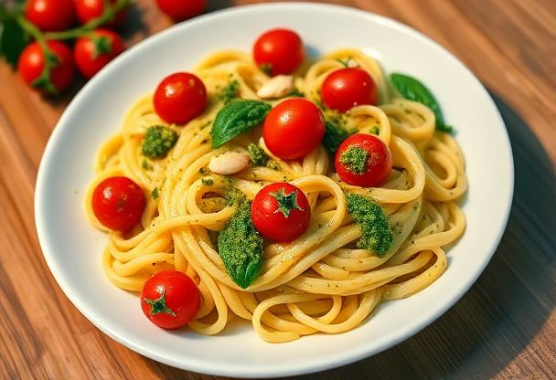 Fusilli met Pesto