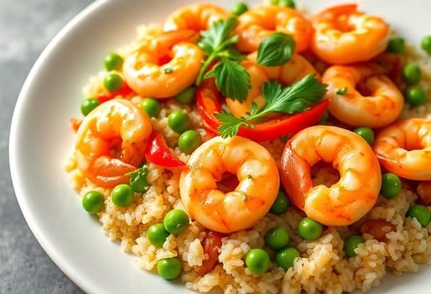 Garnalen Paella
