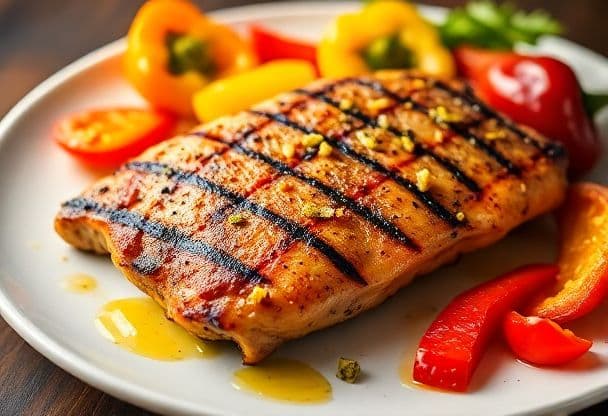 Gegrilde Kip met Paprika