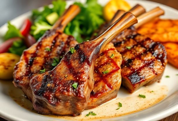 Gegrilde Lamskoteletjes