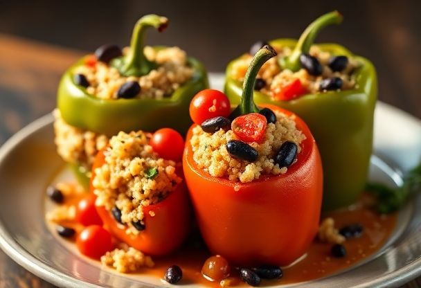 Gevulde Paprika met Quinoa