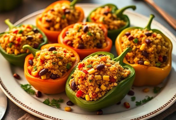 Gevulde Paprika's