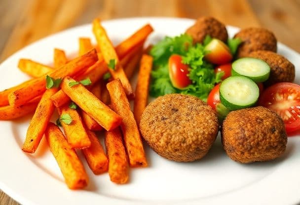 Gezonde Friet met Kroket