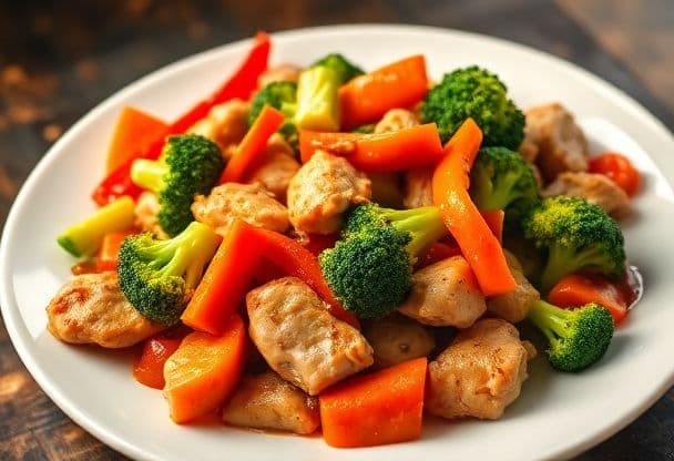 Gezonde Kip en Groente Wok