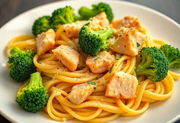 Gezonde Pasta met Broccoli en Kippenfilet