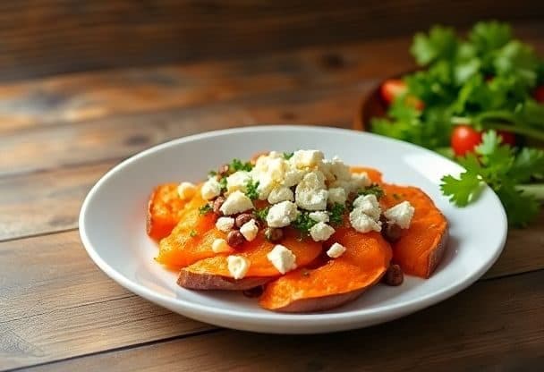 Gezonde Zoete Aardappelschotel met Feta