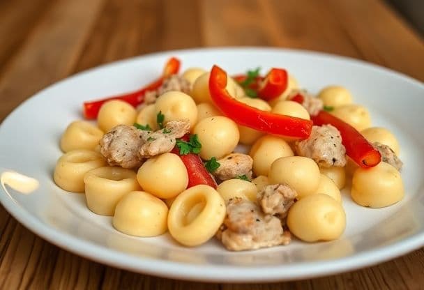Gnocchi met Kip en Paprika