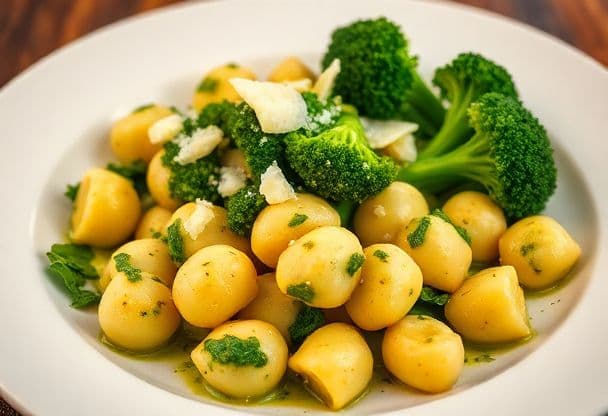 Gnocchi met Pesto en Broccoli