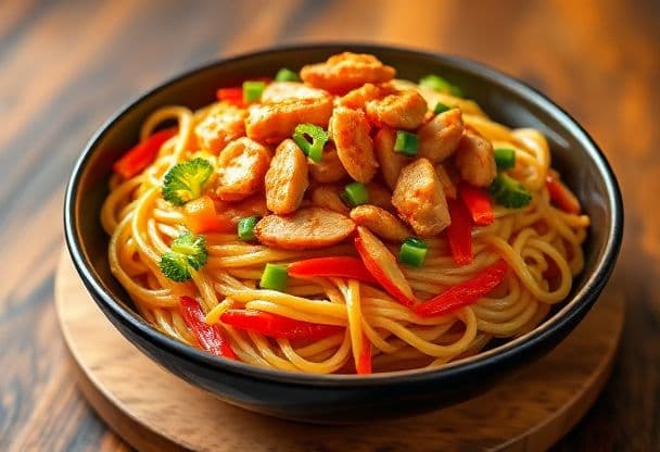 Kruidige Gochujang Noedels in Één Pan Bereid