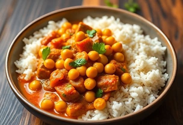Groentecurry met Kikkererwten