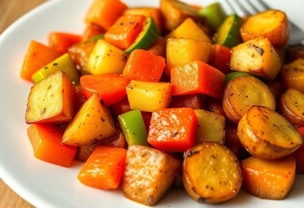 Groentestoofpot met Kruidige Aardappelen