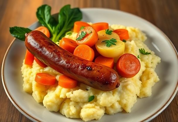 Hollandse Stampot met Wortel en Paksoi