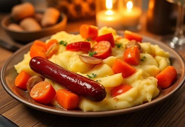 Hollandse Stamppot met Wortel en Ui