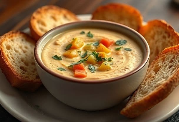 Hummus Soep met Groenten