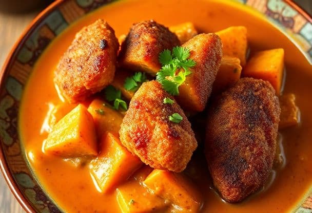 Katsu Curry met Zoete Aardappel