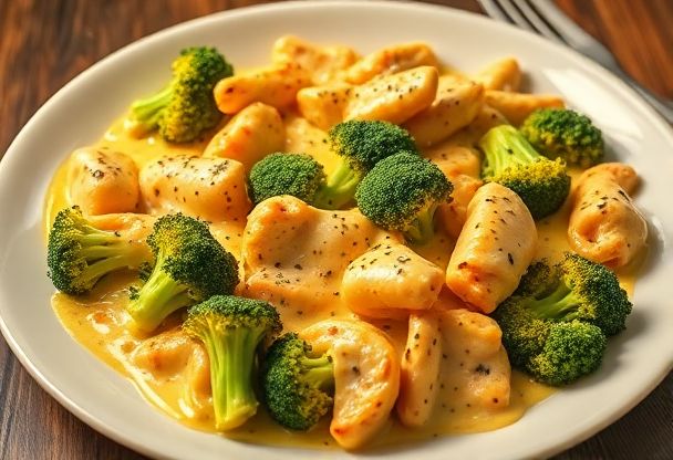 Kip en Broccoli Ovenschotel met Romige Saus