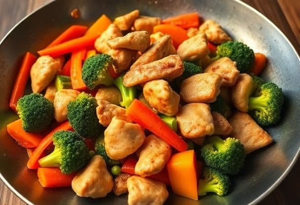 Kip en Groenten Wok