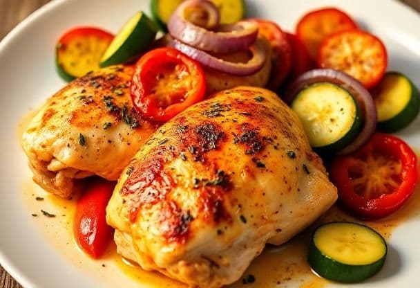 Kip met Groenten uit de Oven