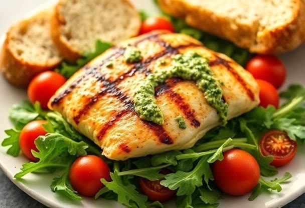 Kip Pesto Salade
