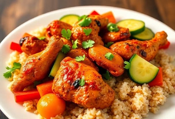 Kip Tandoori Bowl met Groenten