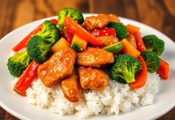Kip Teriyaki met Groenten