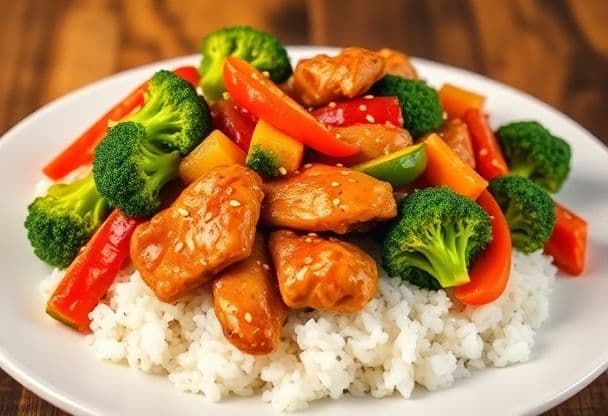 Kip Teriyaki met Groenten