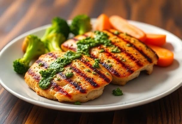 Kipfilet in Pesto Saus met Groenten