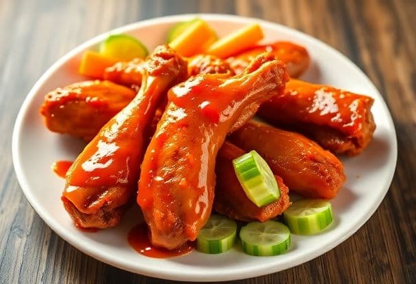 Zoete Chilisaus Kipvleugeltjes