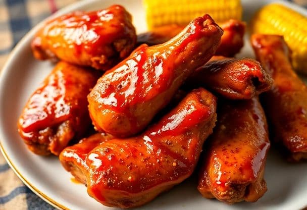 Kruidige Barbecue Kipvleugeltjes