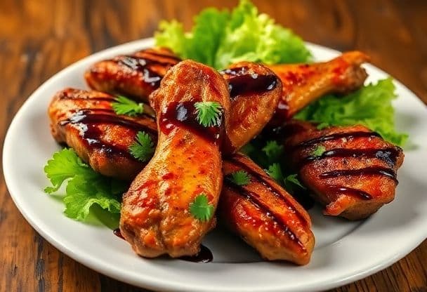 Kipvleugeltjes met Balsamico Glazuur