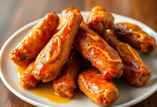 Kipvleugeltjes met Honing en Mosterd