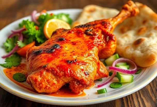 Knapperige Indiase Kip Tandoori met een Rokerige Smaak