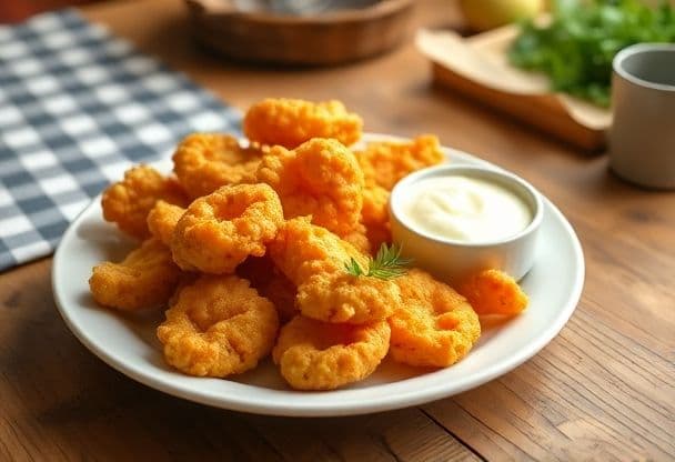 Knapperige Kibbeling met Verse Kruiden Saus in 30 Minuten