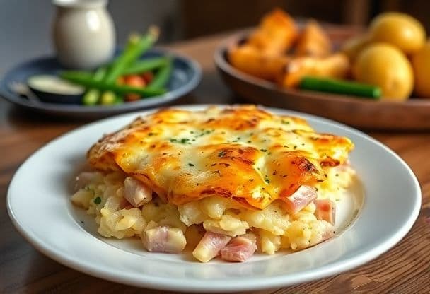 Knapperige Witlof en Ham Oven Bakschotel in 25 Minuten