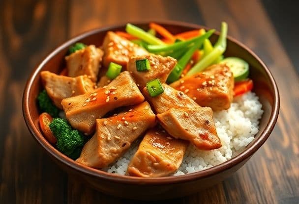 Koreaanse Kip Bowl